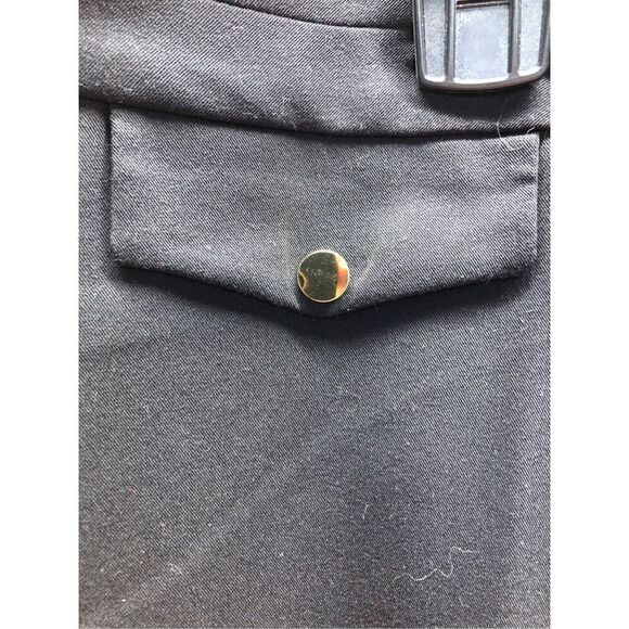 Worthington Modern Fit Size 16 Black with Gold Buttons Pants - Picture 4 of 4